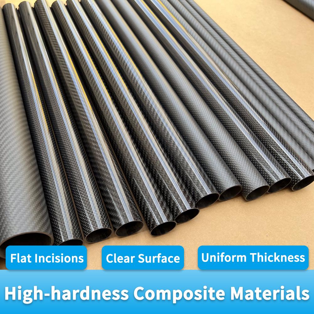 3k Carbon Fiber Tube Twill Matte OD18 20 21 22 23 24 25 26 27 28 29 30 32 35mm Length 1000mm Drone AccessoriesCarbon Fiber Tube