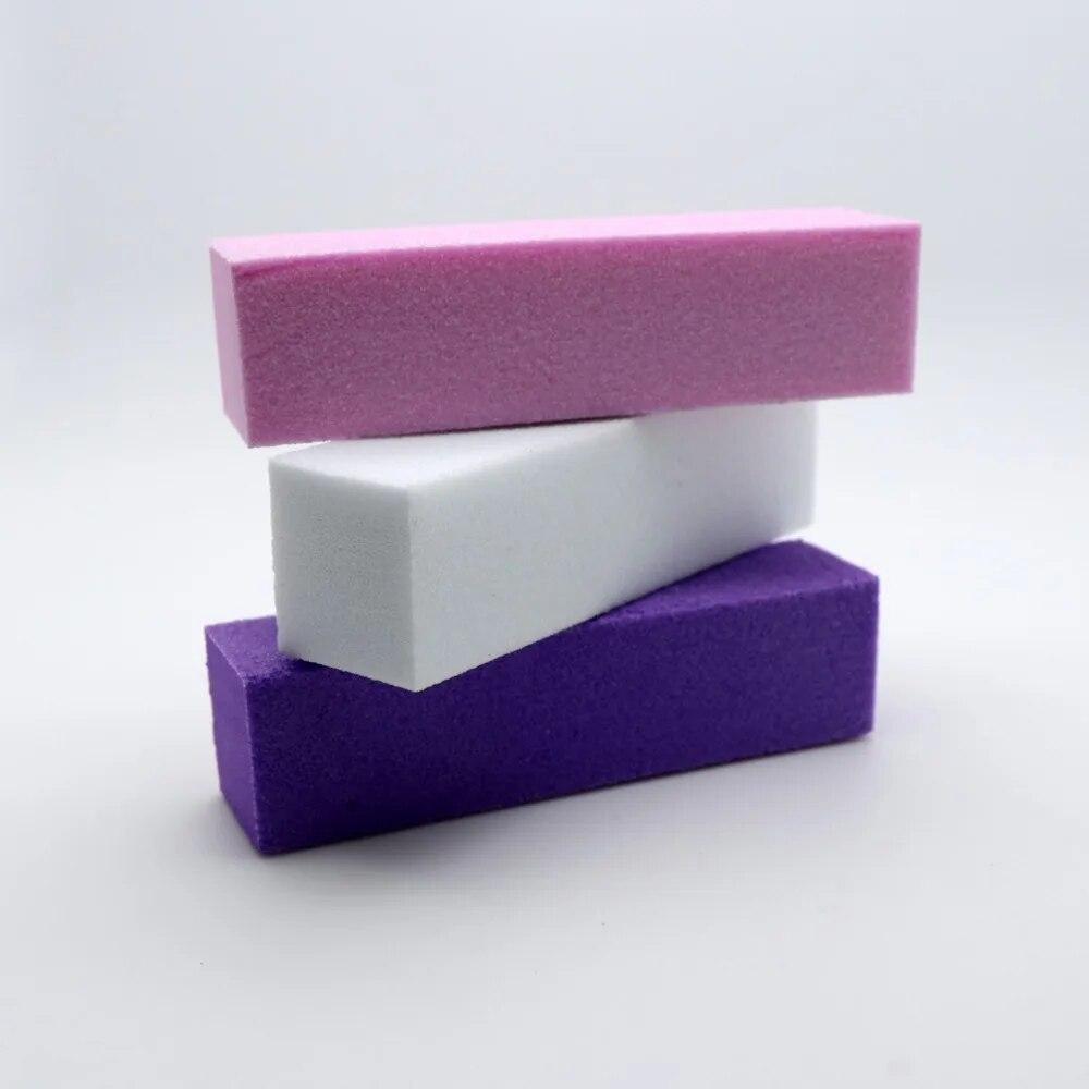 Cel mai bine vândut 5 bucăți/lot pile de unghii cu burete de modă bloc pentru oje pentru șlefuire tampon de unghii pentru șlefuire tofu instrumente pentru arta unghiilor