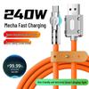 240W Rotatable Elbow Data Cable, Type-C for Fast Charging Huawei, Apple & Android Devices