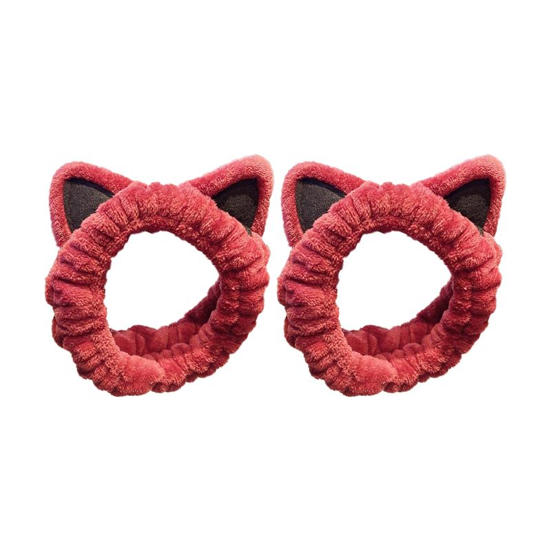 

Cute Creative Plush Cat Hair Bands Women Funny Cartoon Headdress Face Wash Headband Fashion Girl Hair Accessories