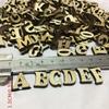100Pcs Mixed Wooden A Z Letters  Wooden Numbers Letters Wood Letters for DIY Craft Wedding Party Home Decoration(English Letter)