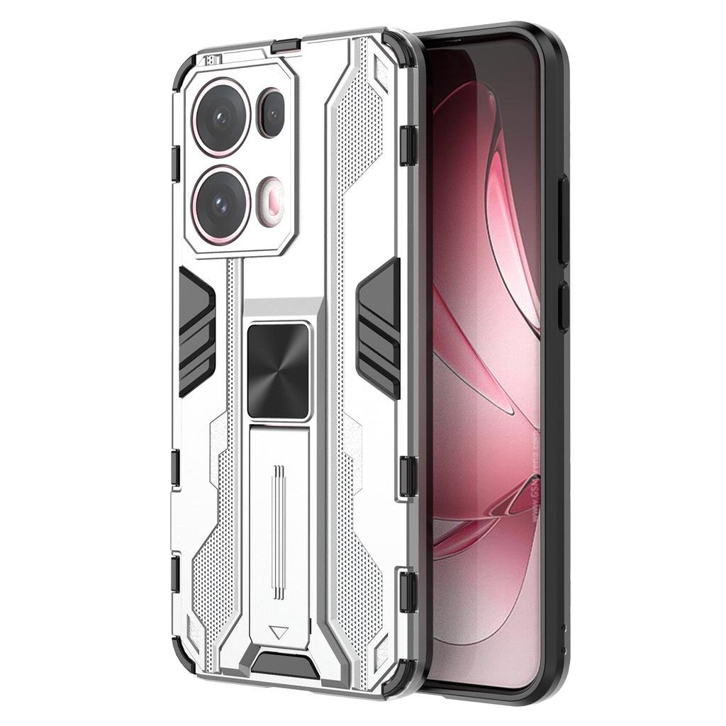 For Oppo Reno13 Pro 5G Case PC + TPU Shockproof Phone Cover with Kickstand