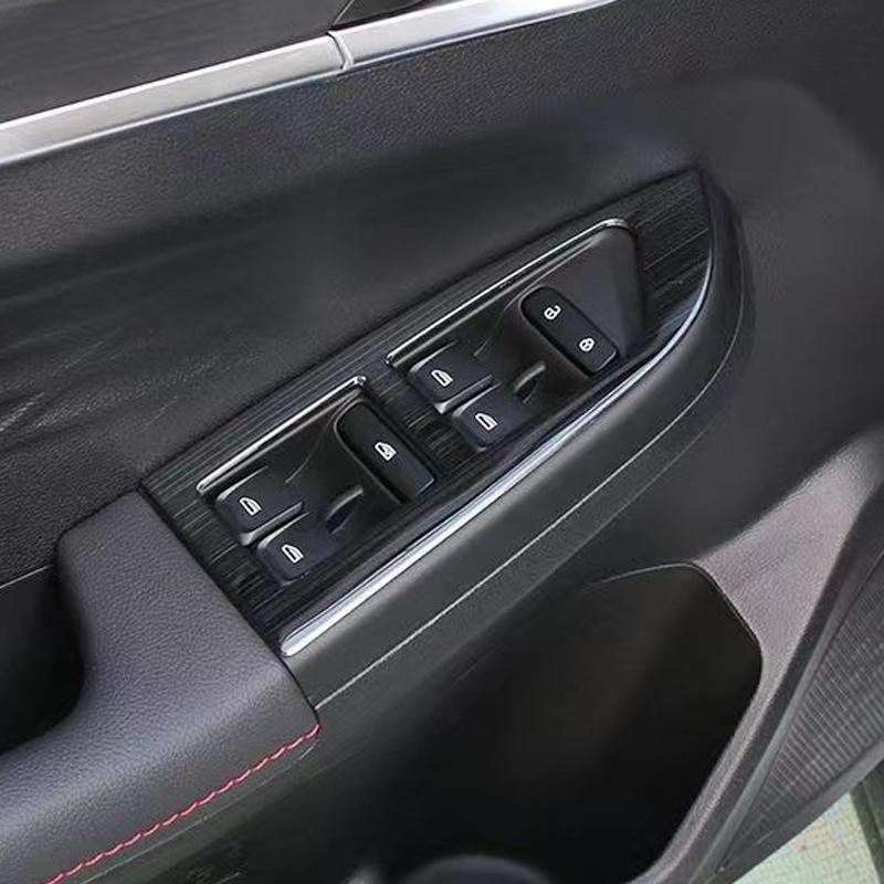 For Livan X3 Pro  Accessories Stainless SteeI Interior Door Armrest Panel Cover Window Glass Lift Switch Button Trims