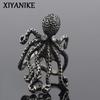 XIYANIKE Punk Animal Octopus Open Finger Rings For Men Women Hip Hop Fashion New Year Jewelry Gift Party Rock Anillos Mujer
