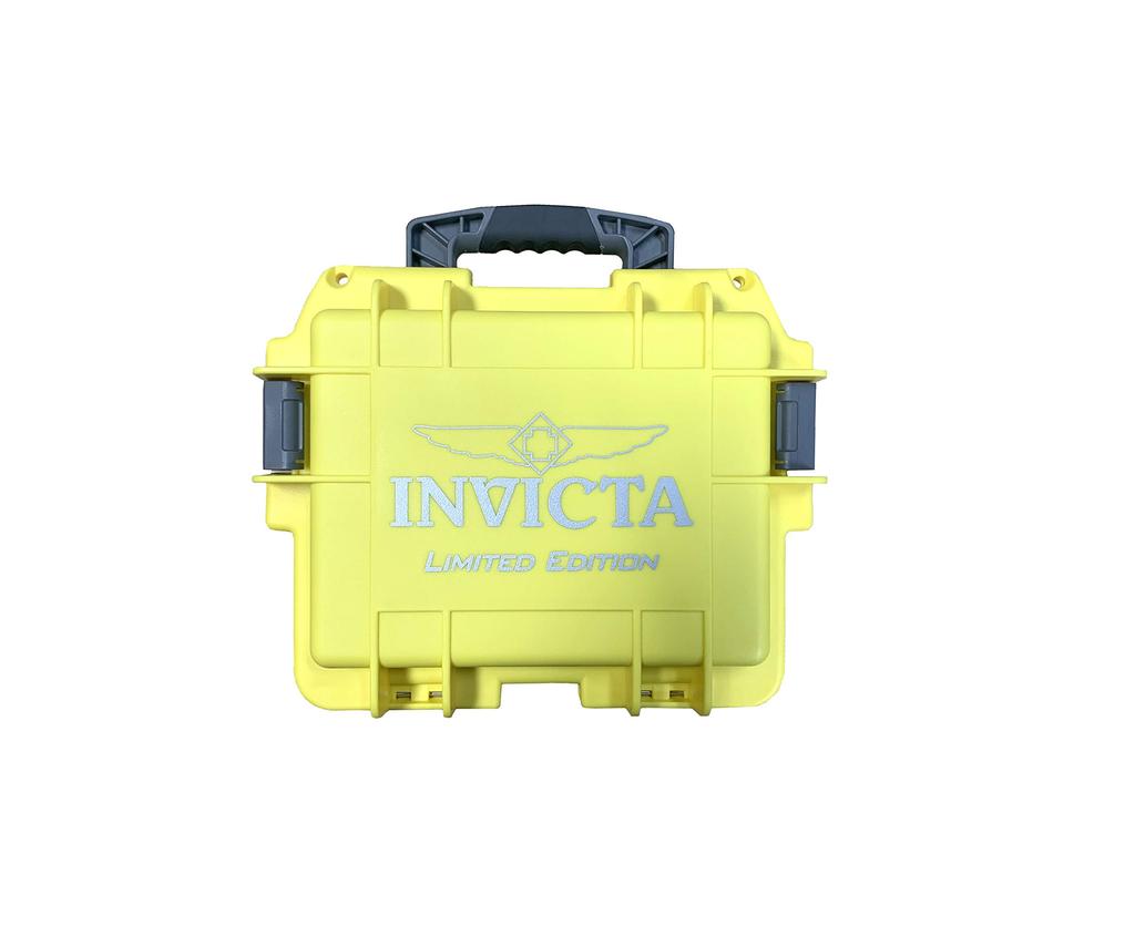 INVICTA DC3 Flask Set with DC3YEL Watch Collector Box