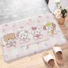 Cute Cartoon Mikko Cat Bathroom Mat Anti-slip Absorb Water Long Strip Cushion Bedroon Mat Hotel Decor Mat