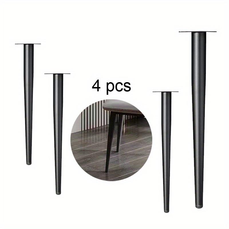 4 pezzi Accessori per gambe per mobili Gambe per mobili Gambe per mobili in metallo Piedini di ricambio per divani, soggiorno, camera da letto, tavolo, mobile, supporto TV