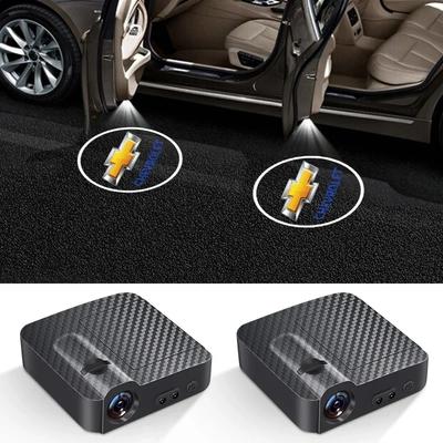 LED Car Door Welcome Light Logo Projector Laser Lamp Shadow Door Light For Cruze Captiva Lacetti Aveo Niva Trax Onix