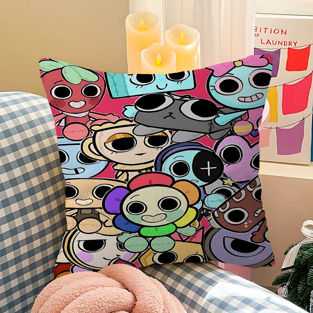 Популярная игра D-Dandys World Наволочка Чехол для диванной подушки Декор для дома Детский подарок 30cmx30cm