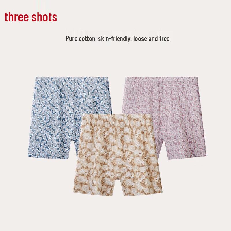 Three Guns Damen Baumwoll-Sicherheits-Boxershorts mit Print