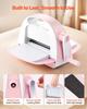 VEVOR Manual Die Cutting and Embossing Machine, 152mm Opening, Portable Die Cut Machine with Cutting Plates, Ergonomic Handle, Easy To Store