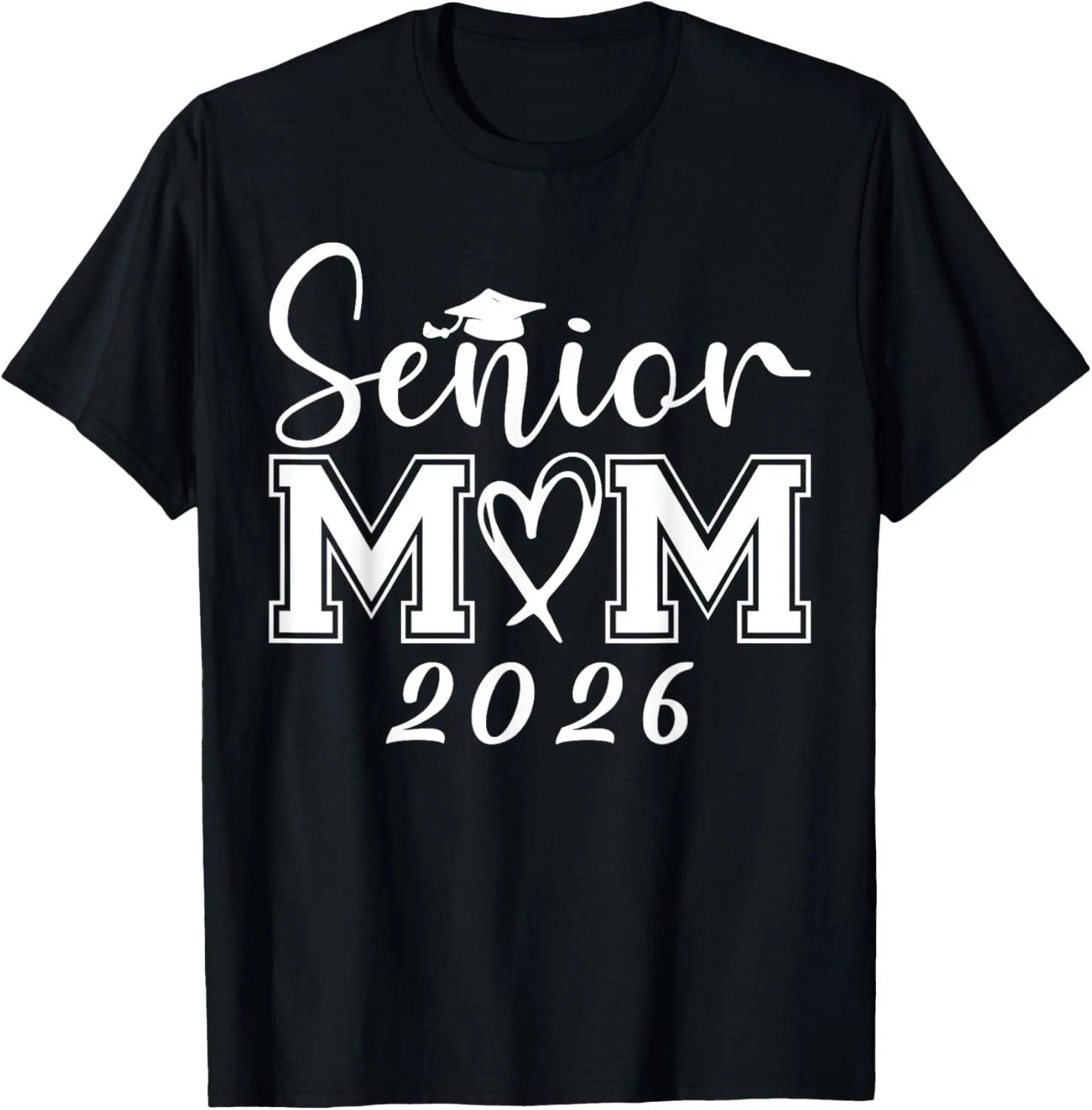 Mom Senior 2026 Proud Mom Of A Class Of 2026 Graduate Mother T-Shirt S