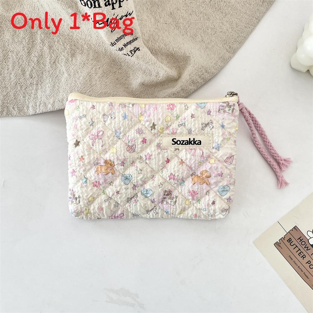 Cartoon Character Polyester Travel Organizer With Embossed Pattern For Women