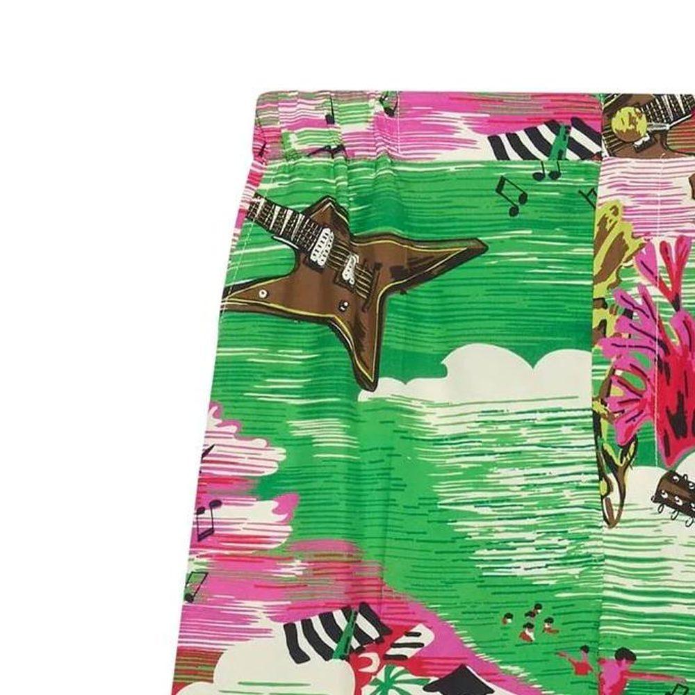 Previous Season painterly-print silk shorts 697957-ZAIP8-3481