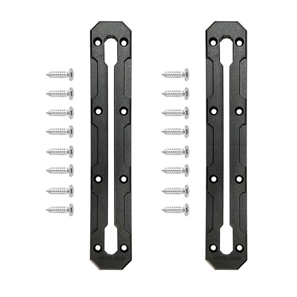 2set Kayak Slide Track Rails Bracket Kayak Accessories Mount Track Fishing Rod Holder Mounting Base Rack Easy To Use