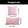 2Pack Valentines Day Pink Plushes Cushions Cover Decorative Pillow Case for Home Ambiances for Sofa Bed Decorations