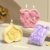 Mother and Baby Candle Molds Mother's Day Silicones Mould Casting Mould Craft Supplies for Home Party Decorations