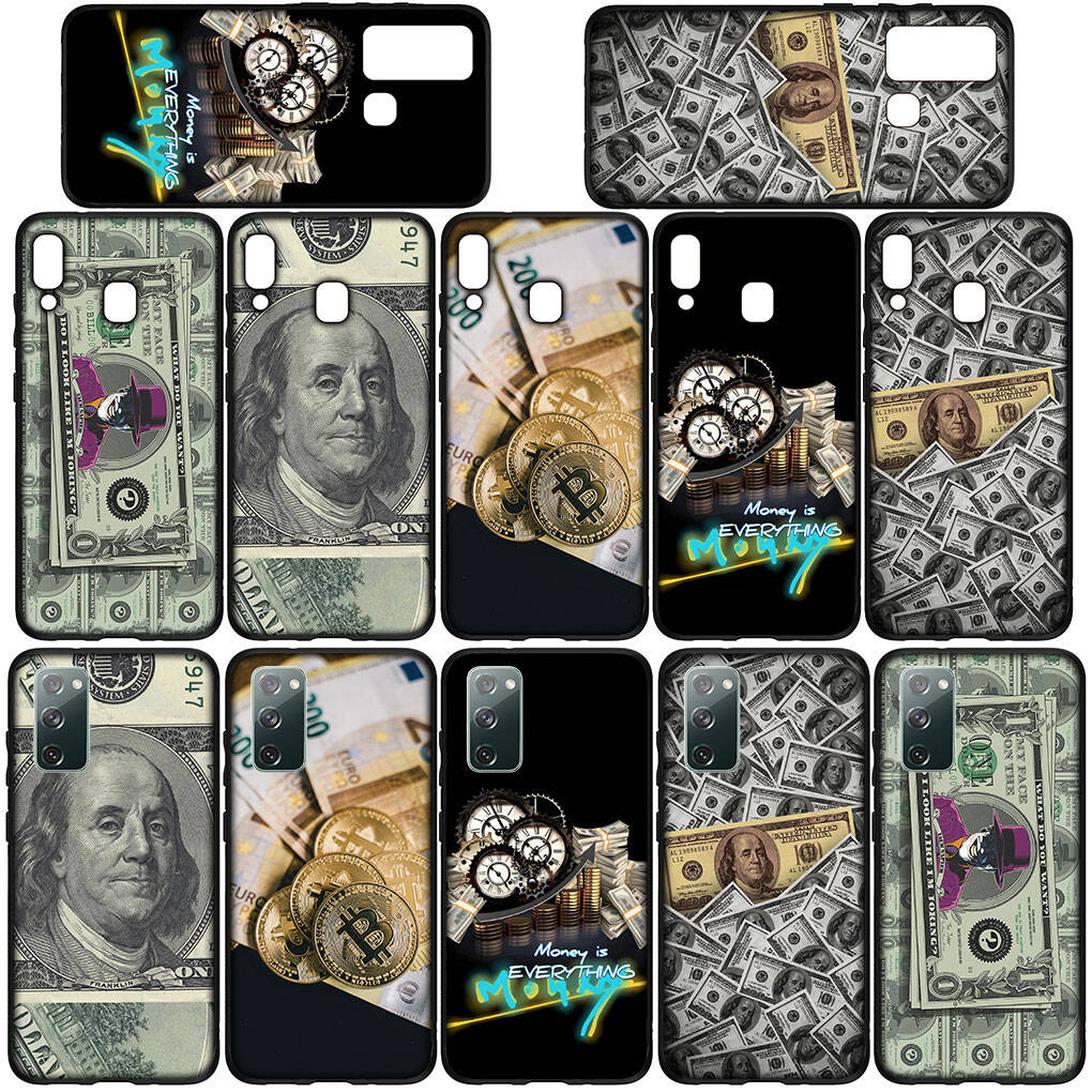 for Samsung Galaxy S25 S24 S23 S22 Ultra FE Plus A17 A37 A57 A56 A55 A06 A16 A15 A36 A26 A35 A05 A25 A54 A34 A50 Phone Case Money 100 Dollars Cover