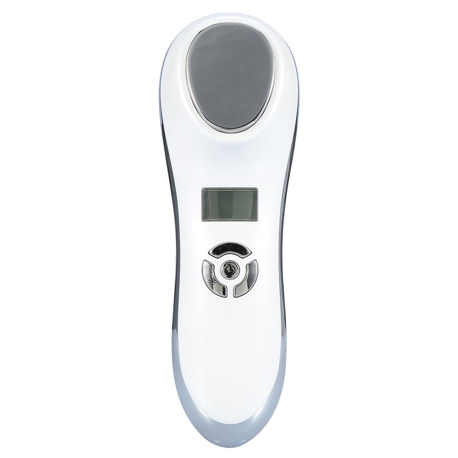 

USB-зарядка ультразвукового горячего и холодного молотка для подтяжки кожи, устройство для подтяжки лица, косметическая машина чёрный