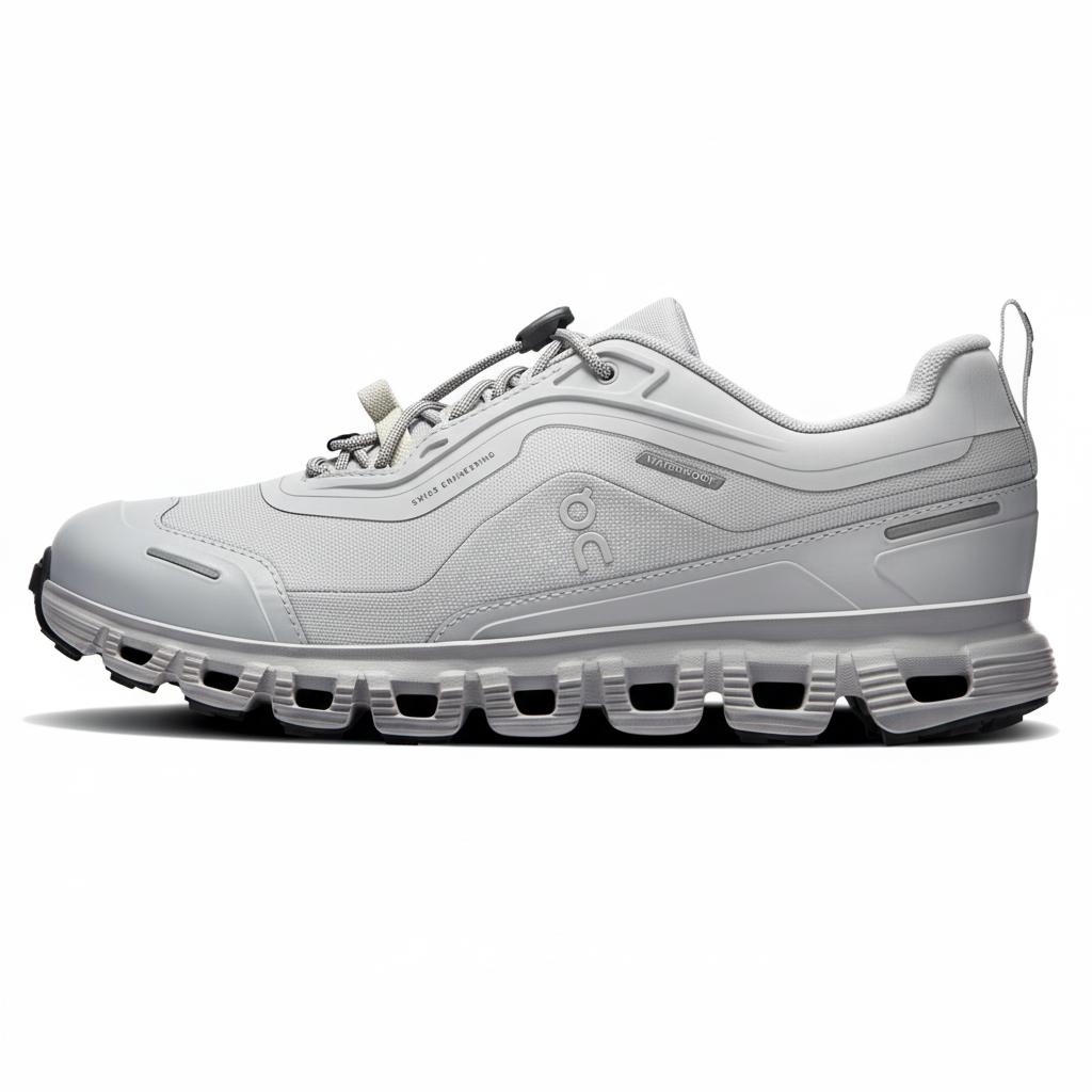 

On Cloud 6 Waterproof Running Shoes Women s Light Gray 3WG10354747 39