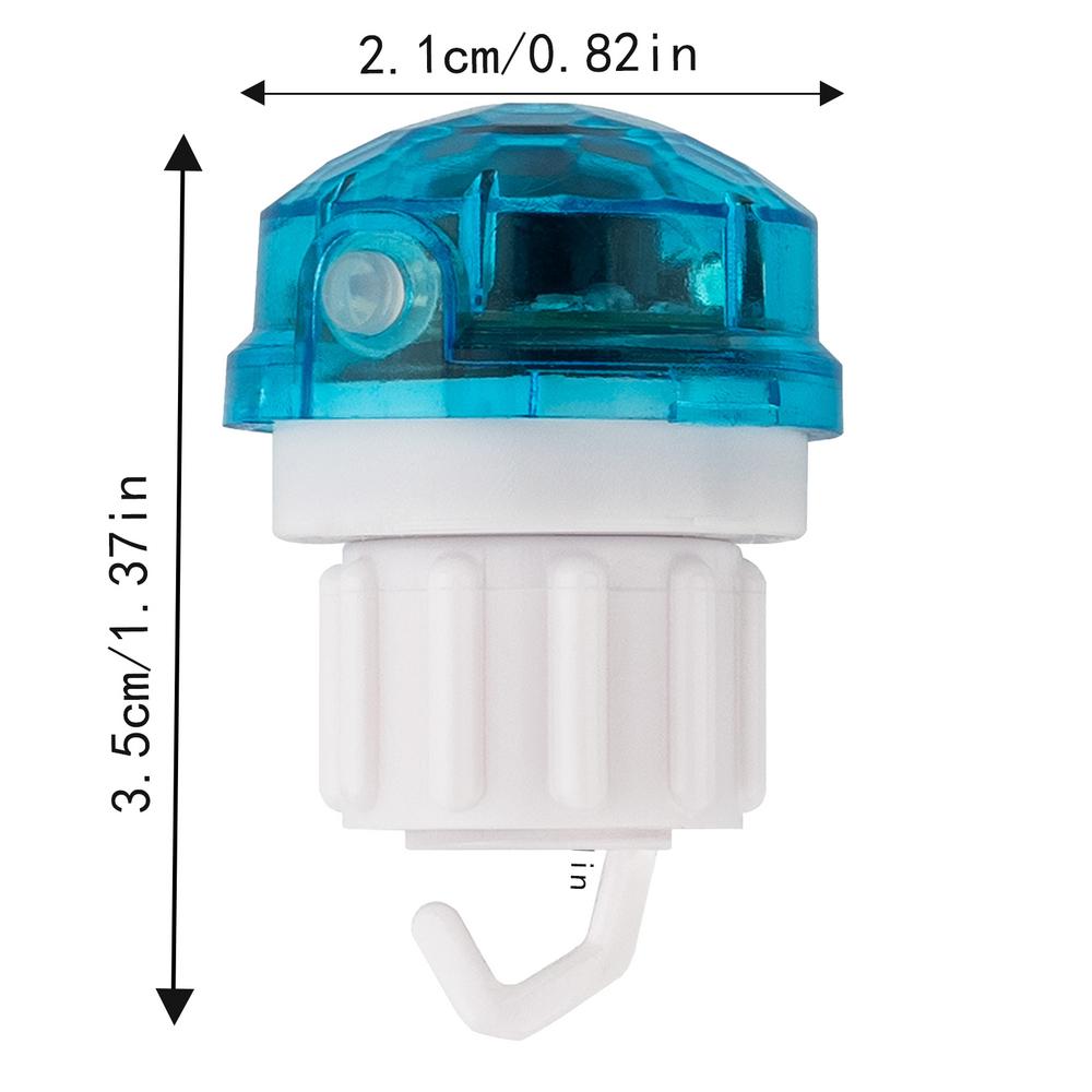 

Рыболовный сигнализатор поклевки со световой сигнализацией для ночной рыбалки, высокочувствительный сигнализатор, автоматический сенсор, сигнализатор поклевки на удилище для ночной рыбалки синий