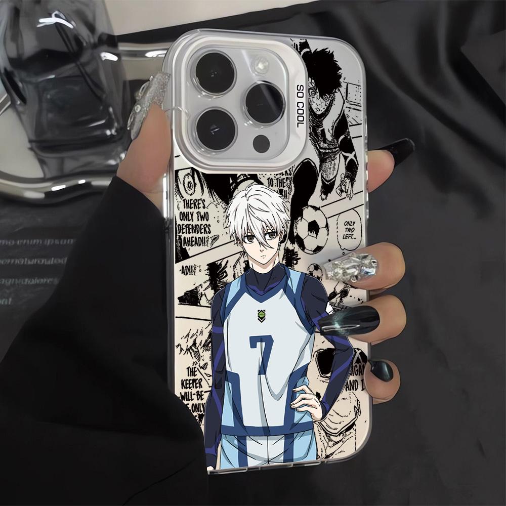 COOL B-BLUE LOCKS Custodia per Telefono Seishiros Nagi Per Samsung Galaxy A16 A35 A55 A25 A15 A56 A54 A36 A34 A24 A26 A14 4G 5G Copertura Opaca