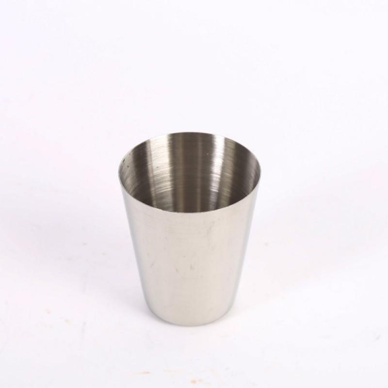 Lot De 4 Verres à Vin Empilables En Acier Inoxydable 70 Ml - Tasses Métal Avec Manches Pour Camping, Voyage, Pique-nique