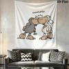 Jolly Logan Wall Tapestry Aesthetic Wall Hanging Printed Fabric Blanket Decorative Tapestries for Bedroom Living Room Home Decor