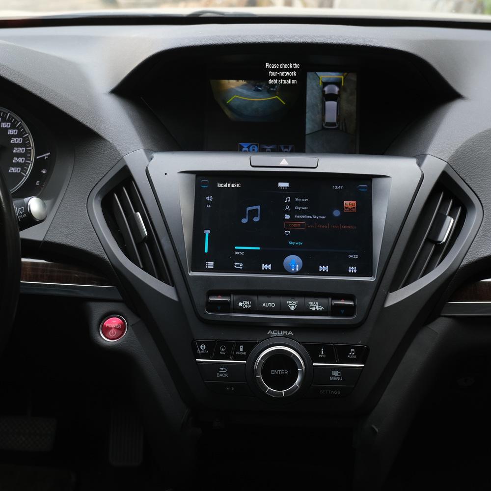 17 Acura MDX Central Control Large Screen GPS Navigation All-in-One System