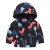 Bedruckte Jacke Strickjacke Kinder Mädchen Jungen Kapuzen Langarm Reißverschluss Blumen Auto Cartoon Windjacke