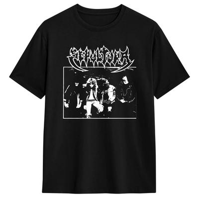 Music Sepultura Band T Shirt Summer 100 Cotton T-Shirts For Couple Pattern Tshirt Short-Sleeve