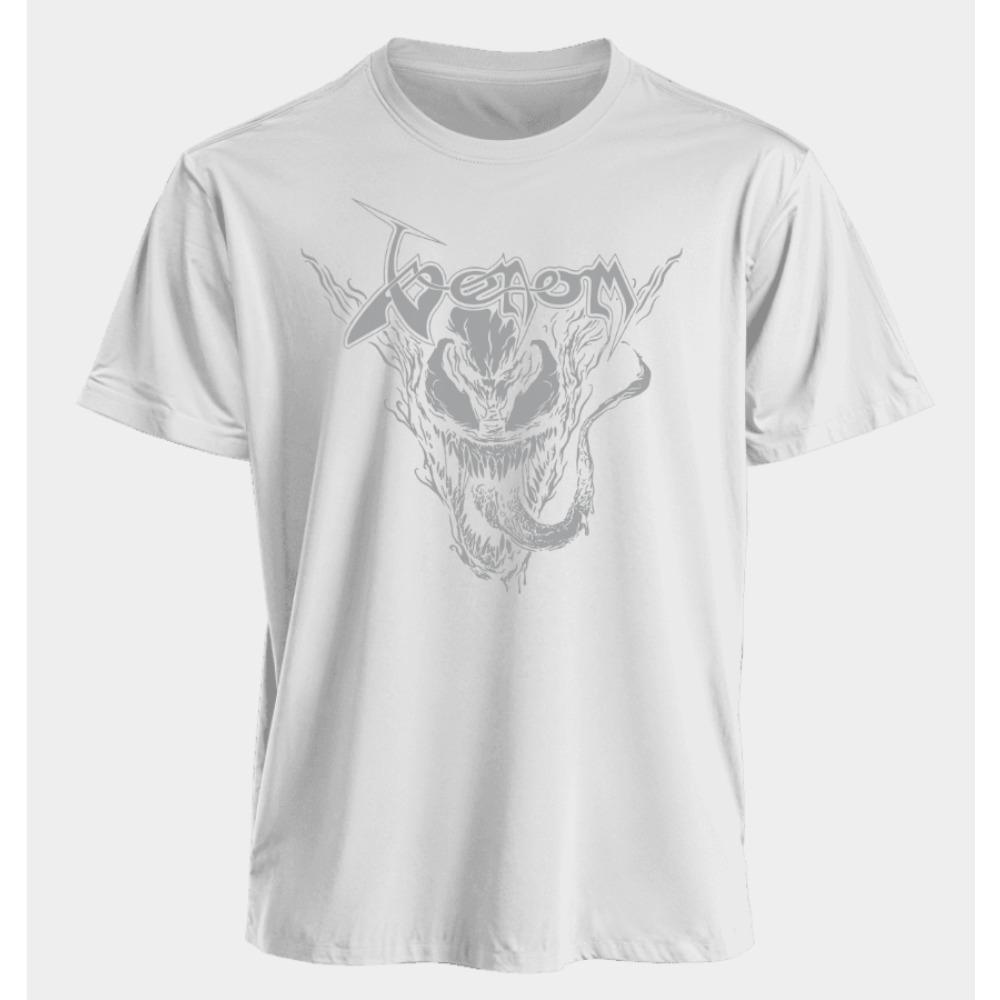 Men's and Women's T-shirts Venom Summer American Spring and Autumn Casual Sporty Punk Harajuku Fashion Short Sleeves