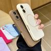 Applicable to iPhone17promax liquid silicone fine ring magnetic suction Apple 16 simple solid color anti-drop mobile phone case 15