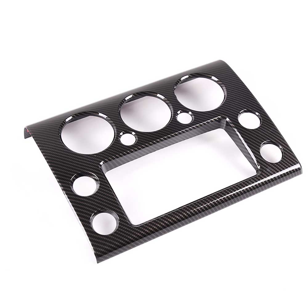 Carbon Fiber Style Dash Navigation Panel Cover Trim For 07-21 Toyota FJ Cruiser