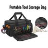 14" Heavy Duty Tool Storage Bag with Comfortable Handle Thick Padded Base Tool Case Easy Carrying Multifunctional Work Bag