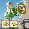 New Bubble Bubble Dinosaur Bubble Machine, Handheld Fan Electric Bubble Gun, Blowing Bubble Toy