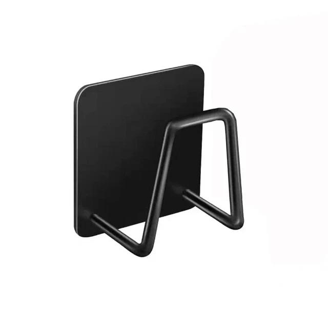 Wall Hanging Bathroom Accessories Kitchen Organizer Shelf Self-adhesive Stainless Steel Sink Coat Racks Home Gadgets Drying Rack