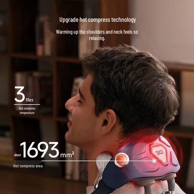 SKG H7 Series 2 Adjustable Neck Massager Shawl CN Plug (adapter Included)