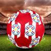 Logo de l'équipe nationale de football du Paraguay Ballon de Football Taille 5, Cousu à la Machine PVC, Durable & Très Rebondissant, Convient à Tous les Âges, Articles de Fan, Matches & Utilisation Extérieure.