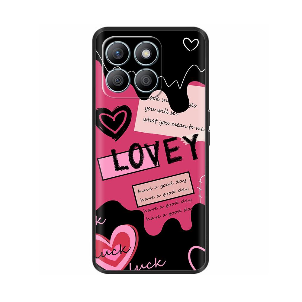 For Honor X8B Case Phone Cases Cute Cartoon Full Coverage Back Cover Soft Liquid Silicone Coque For Honor X8B Cases For HonorX8B