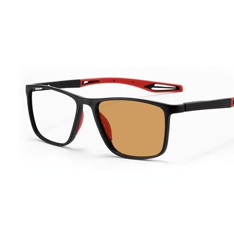Anti Blue Light Ultra Light Photochromic Myopia Glasses Men'S Business Near Sight Eyewear Outdoor Sports Color Changing Goggle