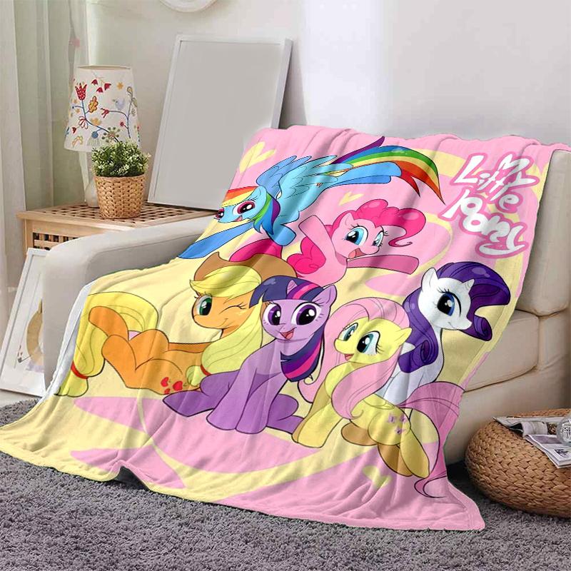 

1pc My Little Pony Mermaid Tail Blanket, Soft Throw for s, Perfect Gift for s .B096 80x120cm