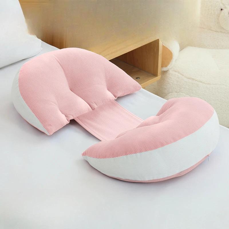 

Новая Подушка для Талии для Беременных Женщин для Сна на Боку Поддержка Живота Удобная U-образная Подушка Специальная Подушка для Сна при Беременности