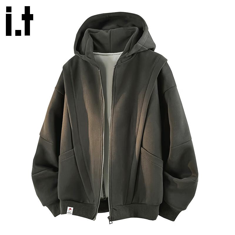 

CHOCOOLATEit Men s Zip-Up Hoodie XL