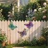 Set of 3 Metal Butterfly Wall Art Decorations Indoor Outdoor Wall Hanging Sculptures for Home Office Garden