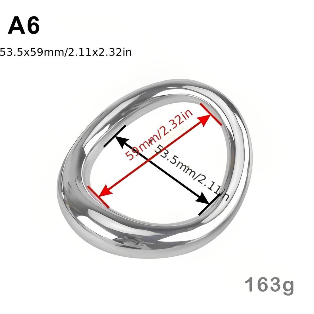 Penis Ring Stainless Cock Rings Adult Products Male Sex Toys Bondage Lock Ring Sex Toys for Men Delay Ejaculation