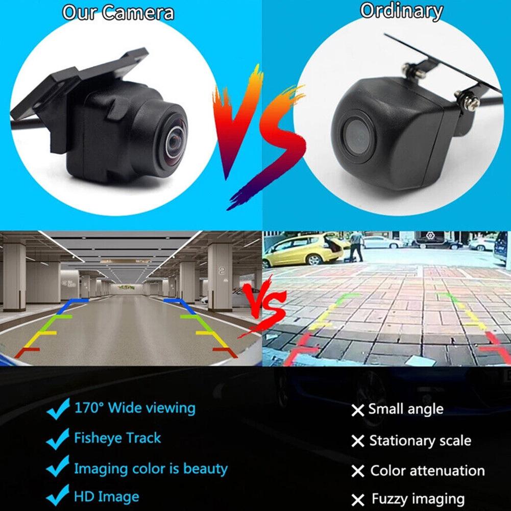 Auto-Rückfahrkamera, Rückfahrkamera, 1080P, klar, störungsfrei, 170 Grad Weitwinkel, verstellbar, für kleine Fahrzeuge, Rückfahrkamera