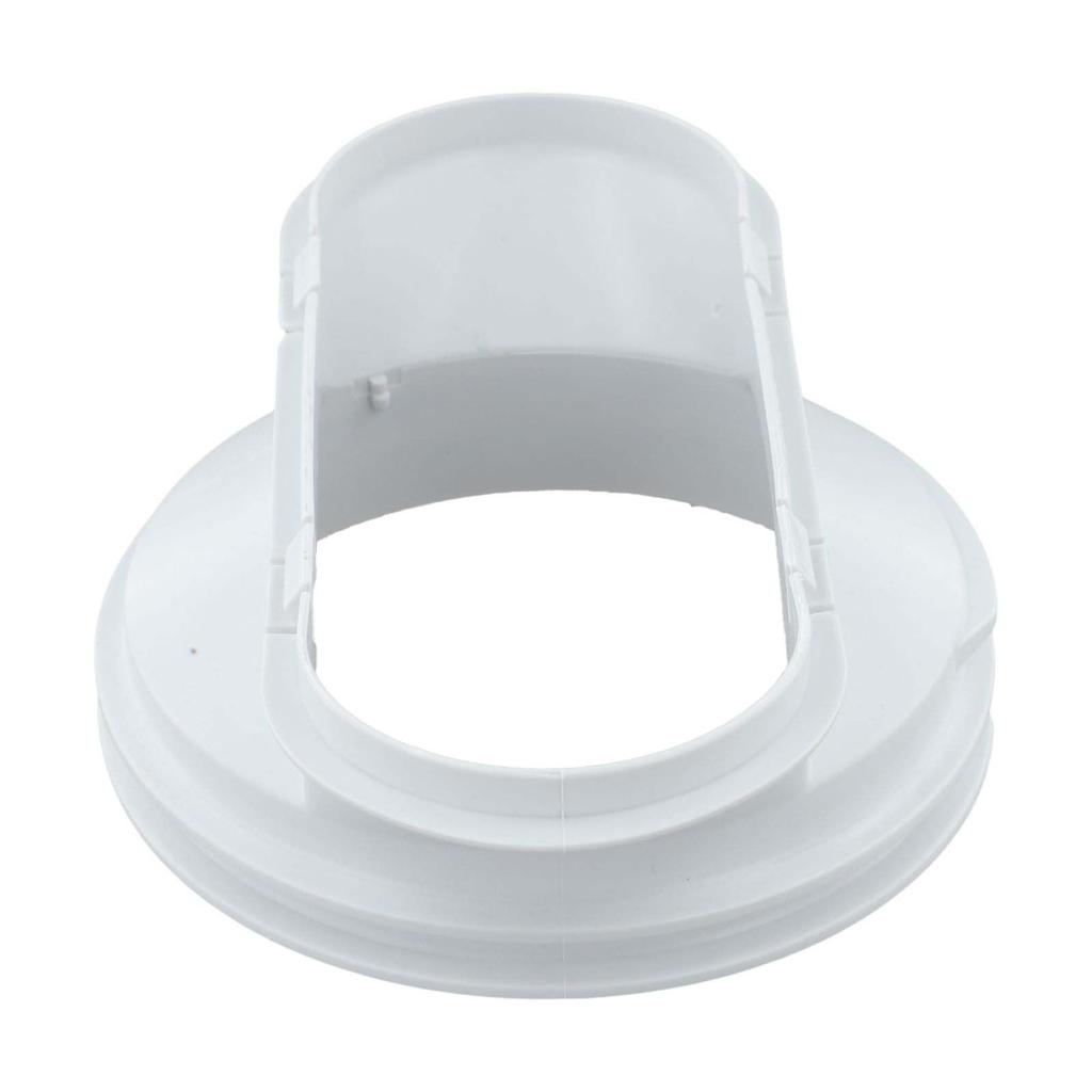 Flat Mouth Interface Adaptor 1 Pcs 198*145*70mm ABS Accessories.exhaust Pipe For 130/150mm Hose Heat Exhaust Pipe