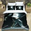 Michael Jackson Aufdruck Bettwäsche-Sets exquisites Bettwaren-Set Bettbezug Bettdecke Set Bettwäsche-Set Luxus Geburtstagsgeschenk