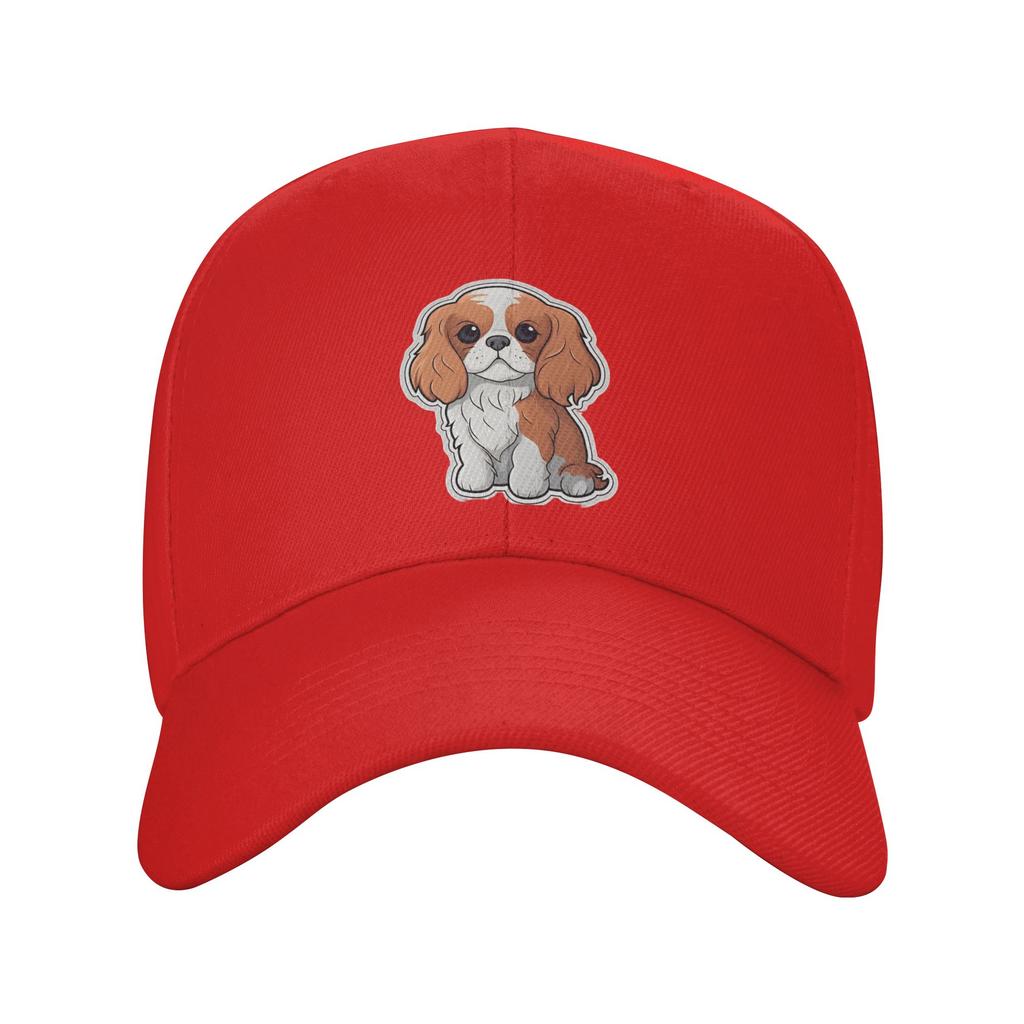 Kawaii Cavalier King Charles Spaniel Casual Baseball Cap Running Hippie Trucker Hat Summer Unisex Baseball Caps